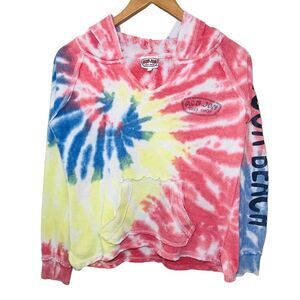 RON JON Surf Shop Tie-Dye Hoodie Pullover Size Small